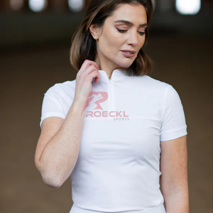 Camisas duraderas de tela suave para montar a caballo para mujer, diseñadas para una comodidad flexible y un uso duradero en espectáculos de entrenamiento - Product Image 4