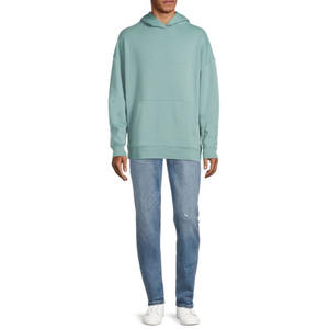 Sweat-shirts à capuche surdimensionnés respirants en gros avec design personnalisé pour hommes, sweat-shirts en coton en gros pour hommes, design OEM - Product Image 5