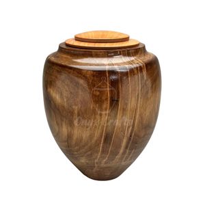 โกศไม้มะฮอกกานีแกะสลักลายลึก สำหรับบรรจุอัฐิผู้ใหญ่ ดีไซน์พรีเมียม สไตล์อเมริกัน ทันสมัย พร้อมที่วางเทียน - Product Image 2