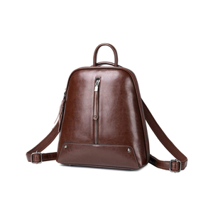 กระเป๋าเป้สะพายหลังหนังแท้สั่งทำได้สำหรับการเดินทางจำนวนมากบริการ OEM ODM - Product Image 1