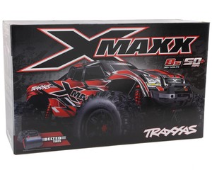 Traxxas X-Maxx 8S 4WD avec pneus à bande de roulement RTR Monster Truck Combo avec 4S 6700mAh et chargeur double - Product Image 2
