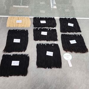 Vente en gros 100% cheveux humains vierges vietnamiens paquets de dentelle transparents droits naturels-cheveux Remy non traités peuvent être teints blanchis - Product Image 1