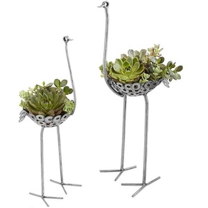 Jardinière de ferme en métal doré Jardinières modernes en métal Fournitures de jardin Jardinière en fer Petit et grand pot de fleur décoratif galvanisé - Product Image 2