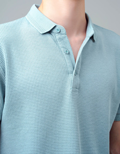 T-shirt pour homme à coupe classique avec broderie personnalisée, fabriqué en coton/polyester écologique respirant, manches courtes, vêtements de sport de plein air, privé - Product Image 5