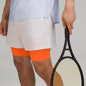 กางเกงขาสั้นเล่นเทนนิสของผู้ชายกางเกงขาสั้นพิมพ์โลโก้ได้ตามต้องการจากผู้จำหน่ายที่เชื่อถือได้ - Product Image 1