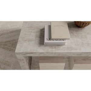 Comptoir de salle de bain en quartz artificiel au design minimaliste contemporain pour hôtel et meuble-lavabo de cuisine - Product Image 2