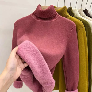 Sudadera con capucha frontal bordada tejida de punto de gran tamaño para mujer, jersey de calle, sudadera Vintage de cuello redondo, venta al por mayor para otoño - Product Image 5