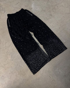 Pantalones Deportivos Extra Grandes de Estilo Holgado con Lavado Ácido Personalizado, 380 Gsm, Lisos, Personalizados, de Pierna Ancha para Hombre - Product Image 1