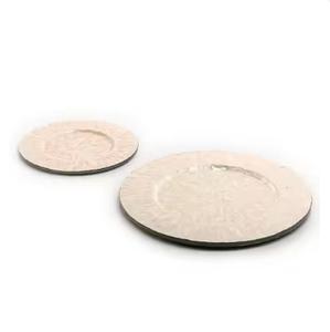 Assiettes chargeur MOP Assiettes de service en nacre de forme ronde Assiettes de service décoratives pour mariage et événement - Product Image 1