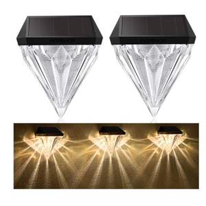 Homehop <b>Solar</b> <b>Lights</b> Outdoor Garden Decoration Lamp Automatic LED Decorative <b>Light</b> for Balcony (Warm Pack of 2) - Product Image 1