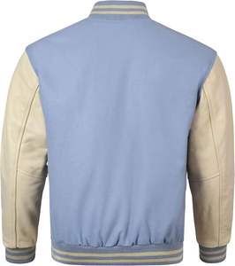 Chaqueta personalizada para hombre hecha en Pakistán con letras, nuevo estilo, transpirable, de talla grande, chaqueta universitaria de béisbol para hombre - Product Image 3