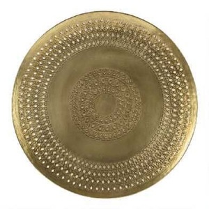 <b>Cork</b> Round Edge Brass Hammered Coasters Extra Thick Drinks Coaster <b>Mats</b> 4 Inch Diameter Reusable <b>Cork</b> Coaster With Lip for Drink - Product Image 3