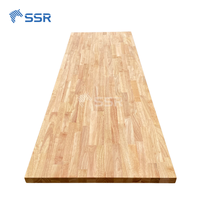 Comptoir de boucher en bois d'hévéa transparent de qualité supérieure-Prix abordables, variation de couleur, personnalisé pour tous les projets de bricolage