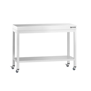 โต๊ะกลางสแตนเลสเชิงพาณิชย์ PREMIUM - 1000x800 มม. - พร้อมชั้นวางด้านล่าง - Product Image 1