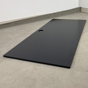 MB002 Black Rubber Wood Tabletop with Durable PU Finish - Product Image 2