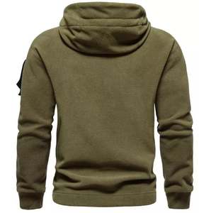 High Quality 100% Cotton Men's Pullover Hoodie Sweatshirt Eco-Friendly and Warm for <b>Winter</b> - Product Image 2