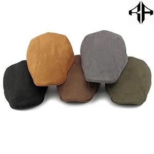 Gorra plana clásica Vintage de alta calidad 100% gamuza genuina logotipo personalizado Casual invierno/primavera/verano sombrero de hiedra-servicio al por mayor - Product Image 6