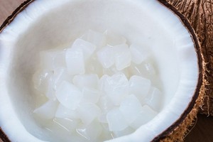 Exquis cubes de gelée de noix de coco qui vous transportent dans un paradis tropical - Product Image 3