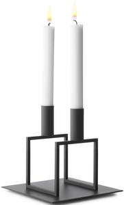 Bougeoir en métal noir élégant de taille moyenne pour la maison Meilleurs styles Bougeoir Salon Éclairage Décoration intérieure - Product Image 6