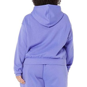 Sweat à capuche oversize personnalisé pour femme, streetwear tendance, décontracté, mode, hiver, chaud, badge en toile sur le devant, en solde - Product Image 6