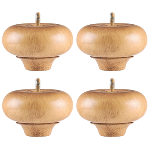 ขาโซฟาไม้ติดตั้งง่ายขาเฟอร์นิเจอร์แข็งแรงสำหรับเตียงเก้าอี้และโต๊ะขาเฟอร์นิเจอร์ไม้ - Product Image 4