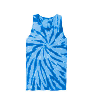 Camiseta sin Mangas con Estampado Tie Dye en Espiral para Hombre, Ropa de Playa de Verano, Logotipo Personalizado, Fábrica de Ropa OEM - Product Image 3