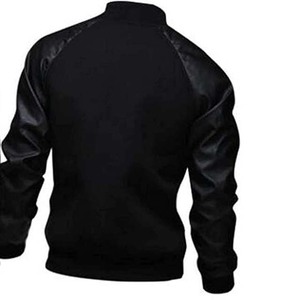 Sportswear Clothing <b>Canvas</b> OEM Service High Street Winter Satin Varsity <b>Jacket</b> for Man College Baseball <b>Jacket</b> For Men - Product Image 2