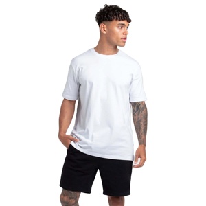 Custom Manufacturer Men <b>Knitted</b> Cotton Short Sleeve T Shirt Private Label OEM Streetwear Regular Fit Wholesale Bulk Front - Product Image 1