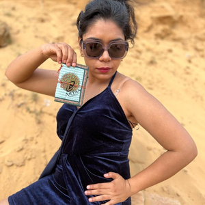 Nouveau réel fait à la main Unique spirituel coton tissu fil sécurisé fermer Journal Vintage coloré couverture non doublé feuille recyclée journal - Product Image 1