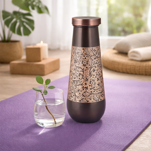 <b>Copper</b> water <b>bottle</b> Pure <b>copper</b> <b>bottle</b> Ayurvedic <b>copper</b> <b>bottle</b> <b>Copper</b> <b>drinking</b> <b>bottle</b> <b>Copper</b> <b>bottle</b> for water Handmade - Product Image 4