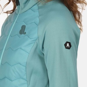 Chaqueta Híbrida de Invierno para Mujer, con Cierre, Ajustada, Ligera, Acolchada, con Cuello Alto y Resistente al Viento - Product Image 4