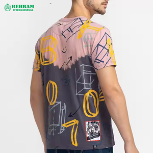 T-shirt pour homme 100% coton écologique à séchage rapide, style unique, coupe classique, streetwear, bonne qualité, 200g, fabriqué à Sialkot - Product Image 3