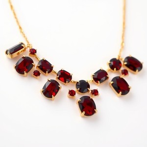 สร้อยคอพลอยโกเมนหรูหราสำหรับผู้หญิงสร้อยคอชุบทอง18K 925เงินสเตอร์ลิงเครื่องประดับอินเดียสุดหรู - Product Image 4