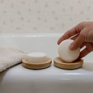 Porte-savon en bois durable de luxe pour salle de bain, évier de cuisine avec drain d'eau, accessoire de maison écologique - Product Image 5