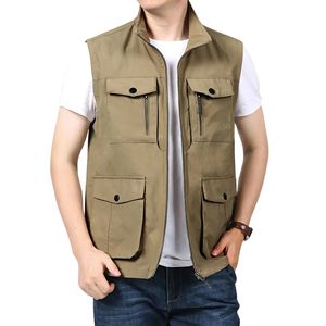 Chaleco de Lona Resistente para Hombre, Chaqueta Ligera y Transpirable para Otoño, Impermeable y Ecológica para Deportes al Aire Libre, Senderismo y Camping - Product Image 2