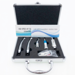 Kit de Piezas de Mano Dentales LED de Alta y Baja Velocidad con Motor de Aire, Recto y Contra-ángulo, de Aluminio, para Estudiantes - Product Image 5