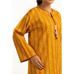 IUSTKSD-1167 Traje Casual de Verano de 3 Piezas con Estampado Khaddar - Product Image 4