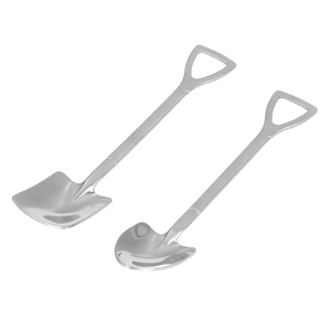 Cuchara de acero con mango de diseñador, cucharas de fruta para utensilios de cocina, postre de mesa y cuchara de sopa - Product Image 2