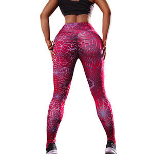 Cintura elástica Deportes Fitness Wear Pantalones Estilo 2025 Pakistán Hecho Patrón sólido Mujeres Yoga Leggings en poliéster Spandex Legging - Product Image 3