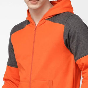 เสื้อมีฮู้ดแบบซิปของผู้ชายเสื้อสตรีทผ้าฝ้ายธรรมดาพิมพ์ลายดิจิตอลฤดูหนาวเทคนิคการย้อมสีพื้น - Product Image 6