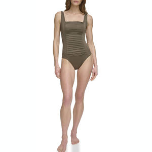 ชุดว่ายน้ำสำหรับแข่งของผู้หญิง1ชิ้นชุดว่ายน้ำระบายอากาศได้ดีชุดชายหาดดีไซน์แขนกุด - Product Image 1