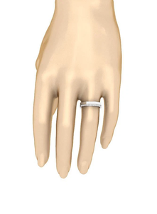 Banda de diamantes Hip Hop cultivada en laboratorio de Plata de Ley 925 con claridad Vvs diseñada para Unisex - Product Image 3