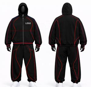 Vente en gros 2026 – Survêtement coupe-vent streetwear léger, réversible, à capuche, uni, personnalisable, grandes tailles, 100 % coton, le plus vendu - Product Image 1