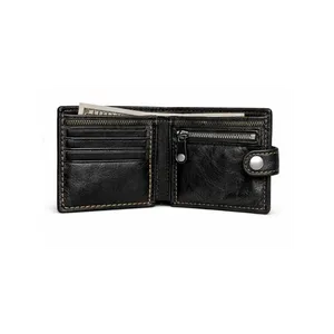 Cartera Bifold de Cuero Bordada con la Bandera de EE. UU. al por Mayor - Product Image 2