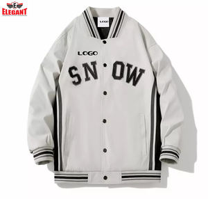 แจ็คเก็ตเบสบอลปักลาย Letterman แบบสั่งทำพิเศษ วัสดุคุณภาพดีที่สุด โดย ELEGANT SPORTS - Product Image 2