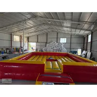 Grand tapis de rodéo gonflable d'extérieur