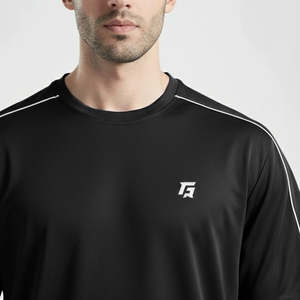 GAI Perform T-Shirt in Black 100% Organic Cotton 280g Knitted Fabric Compressed & <b>Animated</b> Pattern Silk Screen Printing - Product Image 5