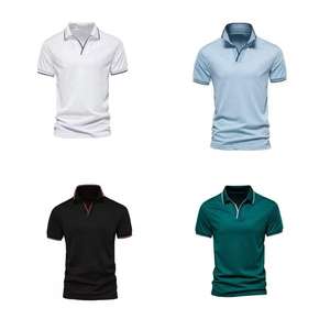 Polos de algodón Premium para hombre, nueva tendencia a la moda, polos de tela de punto personalizados de talla grande, polos para hombre - Product Image 6