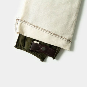 Guantes de trabajo para conducir Hechos de cuero de calidad y mezcla de algodón Guantes de trabajo para conducir diseñados para un uso flexible y cómodo - Product Image 4