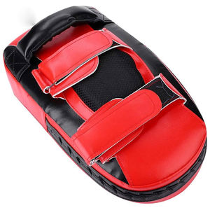 Vêtements d'arts martiaux en cuir de vachette et PU les plus vendus Équipement de boxe Muay Thai Heavy-Duty Thai Kick Shields de haute qualité - Product Image 2